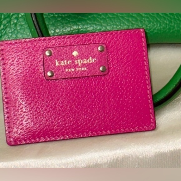 Kate Spade card holder/wallet pink - Picture 2 of 2